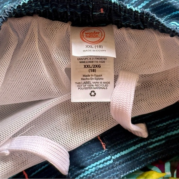 NEW Tropical Board Shorts /Swim Trunks with front & back pocket  - Sixe XXL - Picture 8 of 9